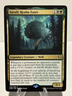 Sarulf, Realm Eater 228 R Kaldheim NM MTG - Image 1