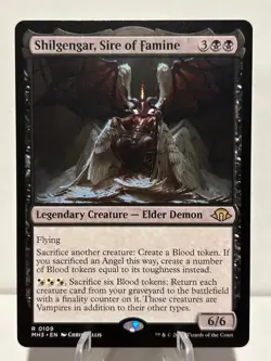 Shilgengar, Sire of Famine 109 R Modern Horizons 3 NM MTG - Image 1