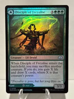 Disciple of Freyalise 250 U Modern Horizons 3 FOIL NM MTG - Image 1