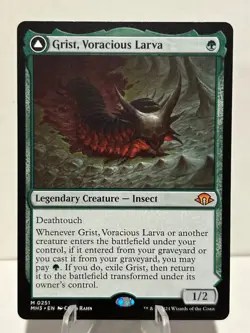 Grist, Voracious Larva 251 M Modern Horizons 3 NM MTG - Image 1