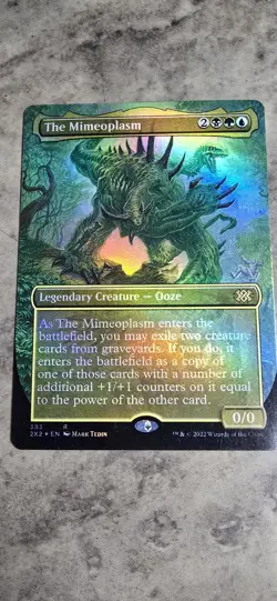 The Mimeoplasm (Borderless) Double Masters 2022 Foil Rare MTG NM - Image 1