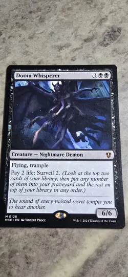 Doom Whisperer Commander: Murders at Karlov Manor Regular Mythic Creature MTG NM - Image 1