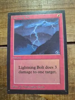 Lightning Bolt - Collectors Edition Int - NM - MTG - Magic: The Gathering - Image 1