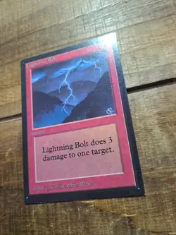 Lightning Bolt - Collectors Edition Int - NM - MTG - Magic: The Gathering - Image 2