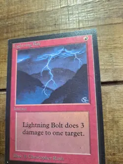 Lightning Bolt - Collectors Edition Int - NM - MTG - Magic: The Gathering - Image 3