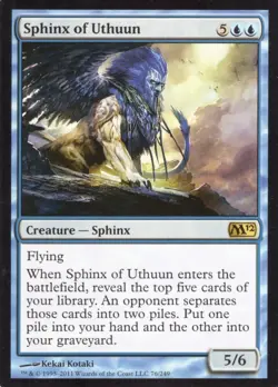 SPHINX OF UTHUUN 76/249 M12 CORE SET 2012 MTG MAGIC NM (yourdeckbuilder) - Image 1