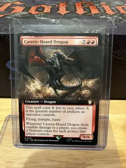 Cavern-Hoard Dragon - Extended Art - LTC 0114 - magic the gathering - Image 1