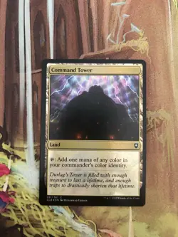 MTG Command Tower Commander Legends: Battle for Baldur's Gate FOIL NM - Image 1