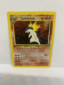 2000 Pokemon Neo Genesis Typhlosion Holo 1st Edition #18/111 Rare - LP/NM - Image 1