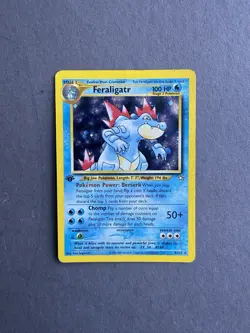 1st Edition Feraligatr 4/111 Neo Genesis Holo Rare - Pokemon Card TCG - NM - Image 1