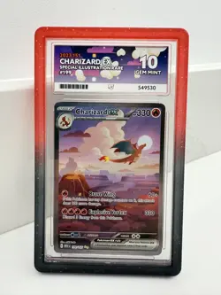 ACE 10 Charizard EX 199/165 S&V 151 SIR Holo Pokemon Card - Gem Mint - Image 1