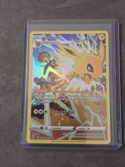 Pokemon Jolteon TG04/TG30 Swsh09: Brilliant Stars Trainer Gallery Holo NM Card - Image 1