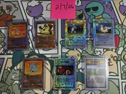 Pokemon Legendary Collection Reverse Holo 7 Card Lot - Image 1