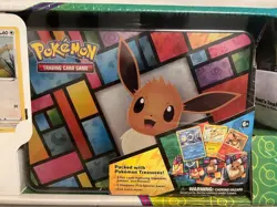 Costco EXCLUSIVE POKEMON EEVEELUTION TREASURE CHEST + 2 POKE BALL TINS BOOSTER - Image 2