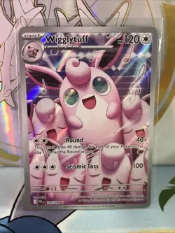 Wigglytuff 105/094 Illustration Rare Holo Me02 Phantasmal Flames Pokemon NM - Image 1
