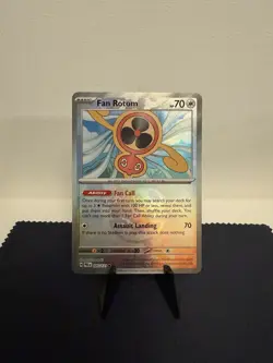 Pokemon TCG: Prismatic Evolutions Fan Rotom 085/131 Master Ball Reverse Holo NM - Image 2