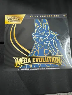 Pokemon Mega Evolution Lucario Elite Trainer Box (ETB) Factory Sealed - Image 1