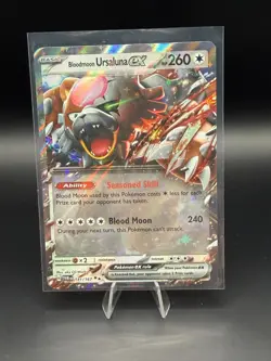 Pokemon TCG | Bloodmoon Ursaluna ex 141/167 Sv06: TWM Pack Fresh NM+ - Image 1