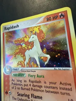 Rapidash 13/112 Holo Rare EX Fire Red Leaf Green Pokemon TCG Pack Fresh MINT! - Image 4