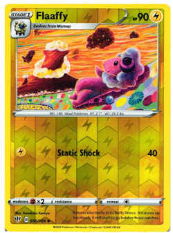 Pokemon - Flaaffy - 056/189 - Reverse Holo - Darkness Ablaze - NM/M - NEW - Image 1