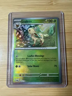 Leafeon (Poke Ball Holo) 005/131 - SV: Prismatic Evolutions - Pokemon TCG - Image 1