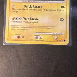 Pikachu Majestic Dawn Pokemon TCG 70/100 Diamond & Pearl Common - Image 2