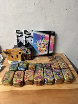 Pokemon empty 151 tins Prismatic Tins And Accessories - Image 1