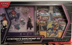 Pokemon TCG: Cynthia’s Garchomp ex Premium Collection box Sealed - Image 1