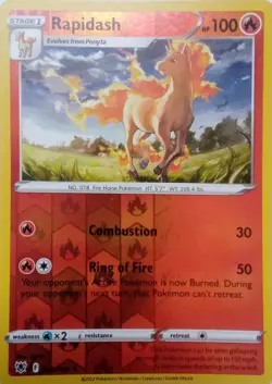 RAPIDASH - REVERSE HOLO - ASTRAL RADIANCE - POKEMON CARD TCG -022/189 - Image 1