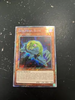 Yugioh! D/D Swirl Slime - Platinum Secret Rare - RA04-EN258 1st Edition NM - Image 1