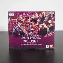 One Piece Card Game OP11 A Fist of Divine Speed Booster Box English Sealed - Image 1