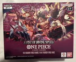 One Piece Card Game OP11 a Fist of Divine Speed Booster Box English, New Sealed - Image 1