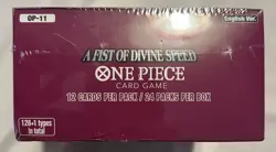 One Piece Card Game OP11 a Fist of Divine Speed Booster Box English, New Sealed - Image 5