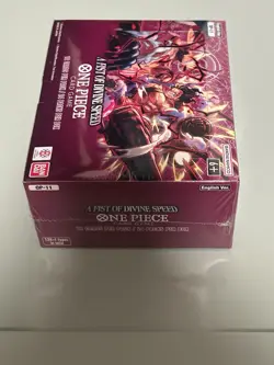 One Piece Card Game A FIST OF DIVINE SPEED OP11 Booster Box English SEALED - Image 2