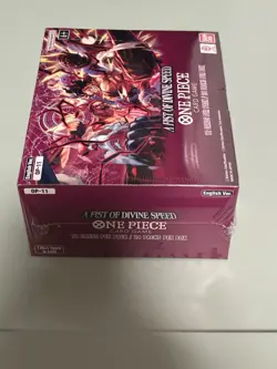 One Piece Card Game A FIST OF DIVINE SPEED OP11 Booster Box English SEALED - Image 4