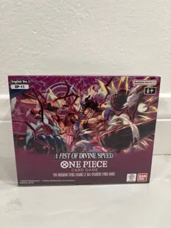 One Piece Card Game A FIST OF DIVINE SPEED OP11 Booster Box English SEALED - Image 1