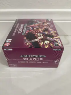 One Piece Card Game A FIST OF DIVINE SPEED OP11 Booster Box English SEALED - Image 3