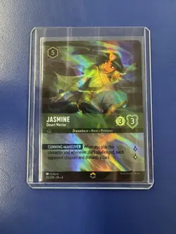 DISNEY LORCANA URSULA'S RETURN JASMINE - DESERT WARRIOR ENCHANTED FOIL #212/204 - Image 1