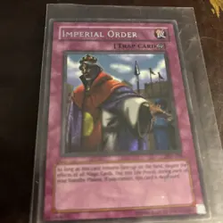 Yugioh Imperial Order PSV-104 Unlimited Secret Rare Reverse Holo LP/NM - Image 1