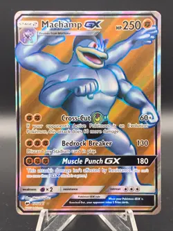 Machamp GX 135/147 NM Full Art Ultra Rare Burning Shadows 2017 Pokemon TCG - Image 1