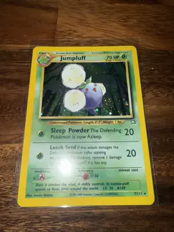 Pokemon TCG Jumpluff Neo Genesis Holo Card 7/111 Unlimited Rare - Image 3