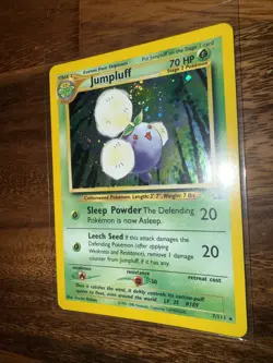 Pokemon TCG Jumpluff Neo Genesis Holo Card 7/111 Unlimited Rare - Image 4