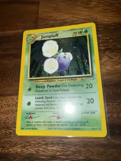 Pokemon TCG Jumpluff Neo Genesis Holo Card 7/111 Unlimited Rare - Image 5