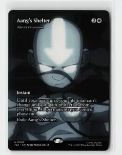 Aang's Shelter Teferi's Protection Avatar Borderless Magic The Gathering Card - Image 1
