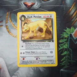 Dark Persian 42/82 Pokemon Team Rocket Played Single Card WOTC Unlimited - Image 1