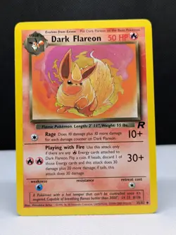 Dark Flareon 35/82 | Team Rocket | 1st Edition | Pokemon Card | LP - Image 1