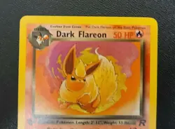 1st Edition Dark Flareon 35/82 Team Rocket Pokemon Card LP WOTC - Image 2