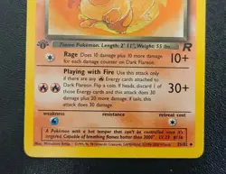 1st Edition Dark Flareon 35/82 Team Rocket Pokemon Card LP WOTC - Image 3