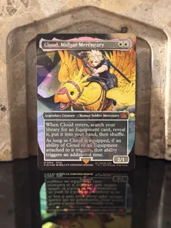 Cloud, Midgar Mercenary (Borderless) (Chocobo Track Foil) Final Fantasy Foil - Image 1