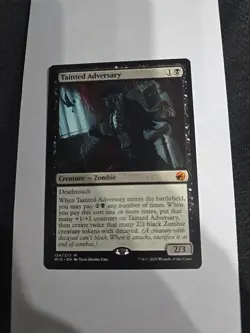 MTG TAINTED ADVERSARY 1x Rare Magic Innistrad Midnight Hunt Magic The Gathering - Image 1